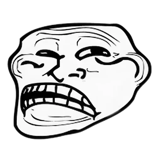 Эмодзи Троллфейсы