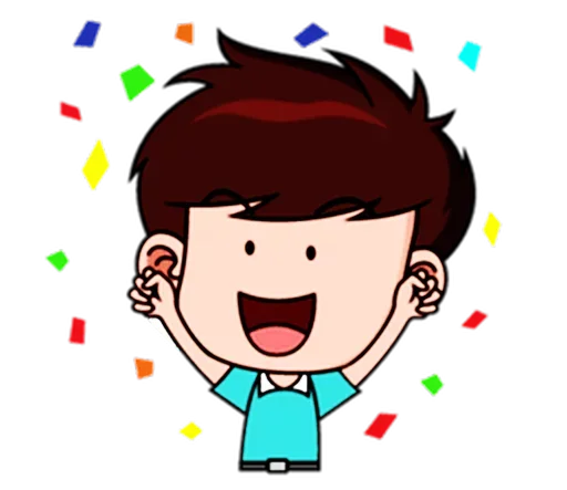 Эмодзи Chibi Dream Team - Tom and Jane