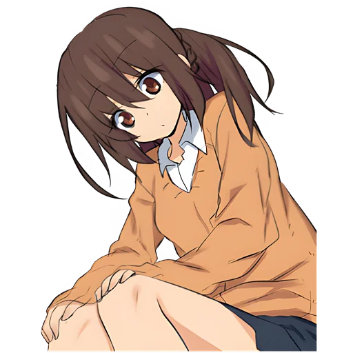 Эмодзи Томная тян 2