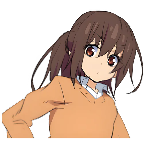 Эмодзи Томная тян 2