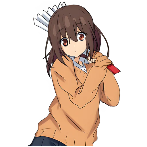 Эмодзи Томная тян 2