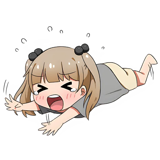 Эмодзи Томная тян