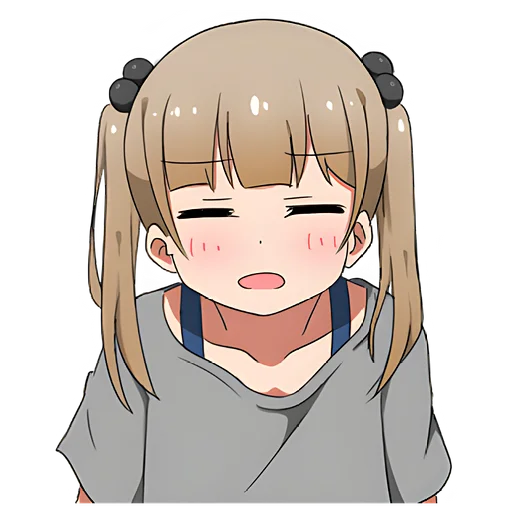 Эмодзи Томная тян