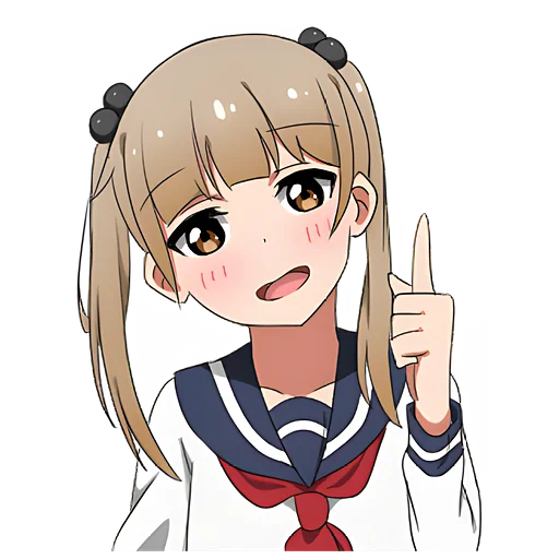 Эмодзи Томная тян