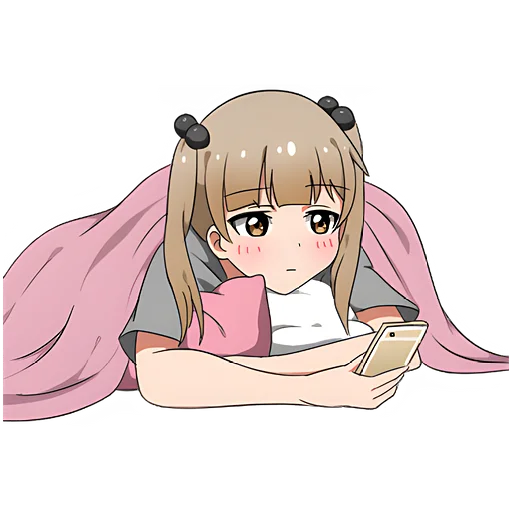 Эмодзи Томная тян