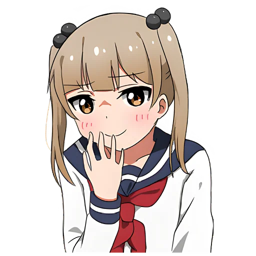 Эмодзи Томная тян