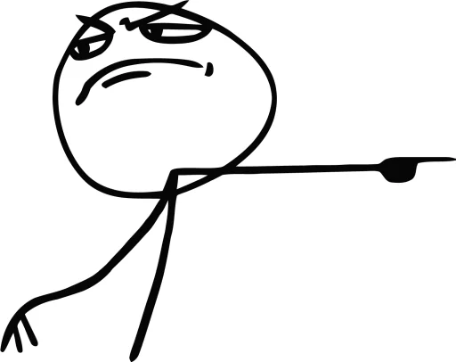 Эмодзи Troll Face