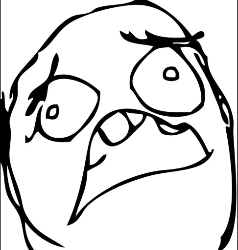 Эмодзи Troll Face