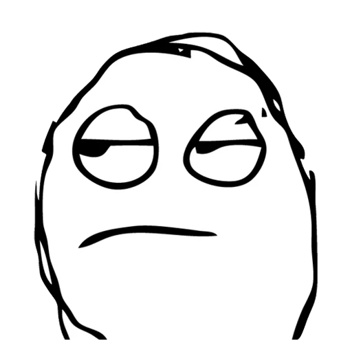 Эмодзи Troll Face