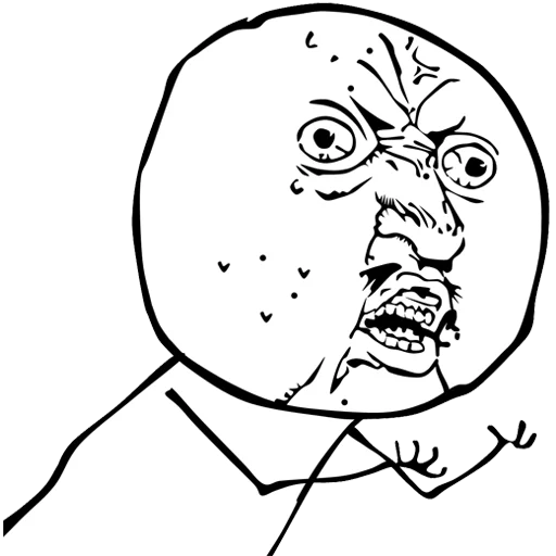 Эмодзи Troll Face