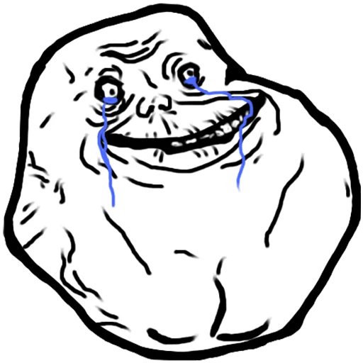 Эмодзи Troll Face