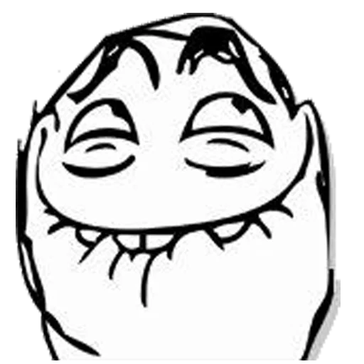 Эмодзи Troll Face