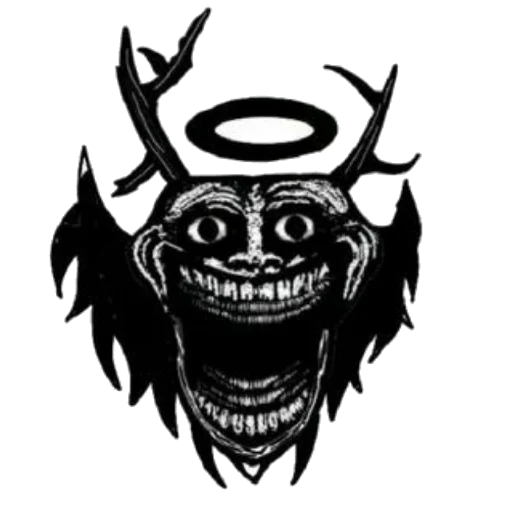 Эмодзи Scary Troll Face