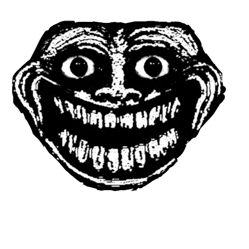 Эмодзи trollface creepy