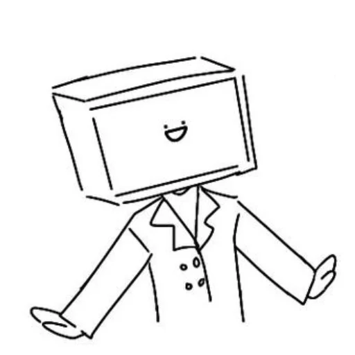 Эмодзи 📺TV man👔