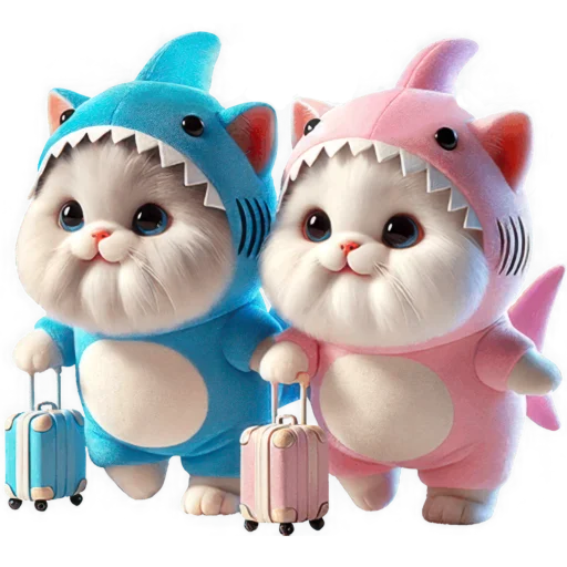 Эмодзи Парные акулы