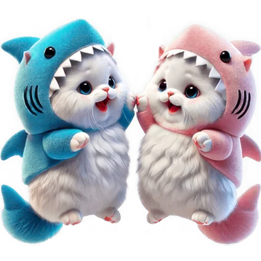 Эмодзи Парные акулы