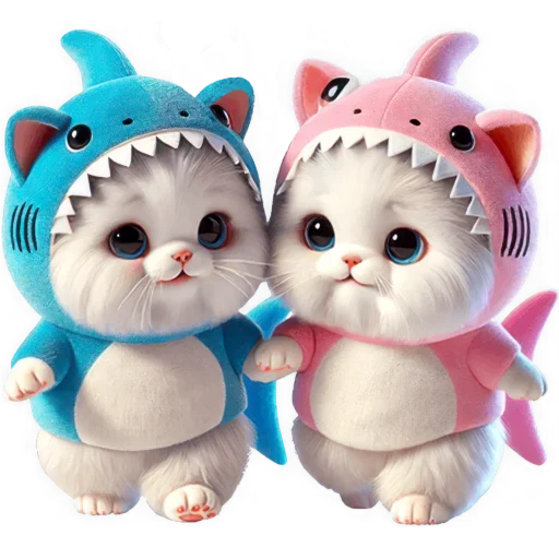 Эмодзи Парные акулы