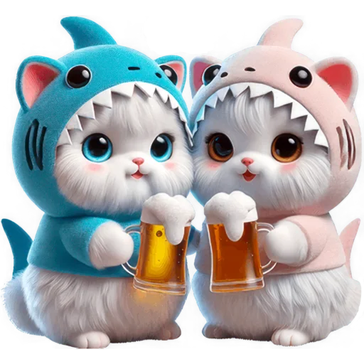 Эмодзи Парные акулы