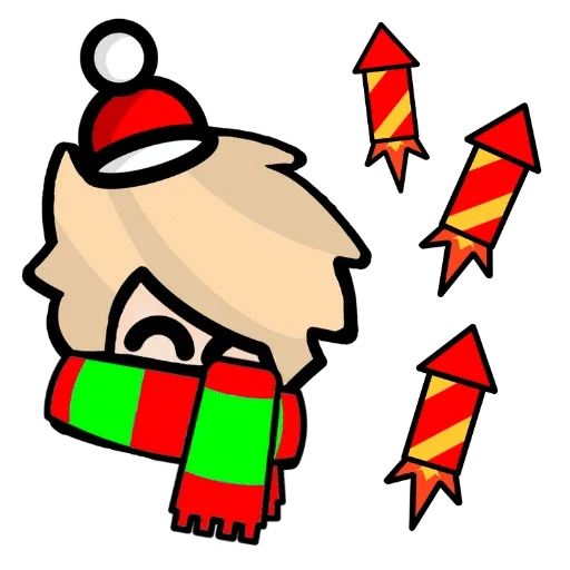 Эмодзи ❄Новогодний Даник⚡
