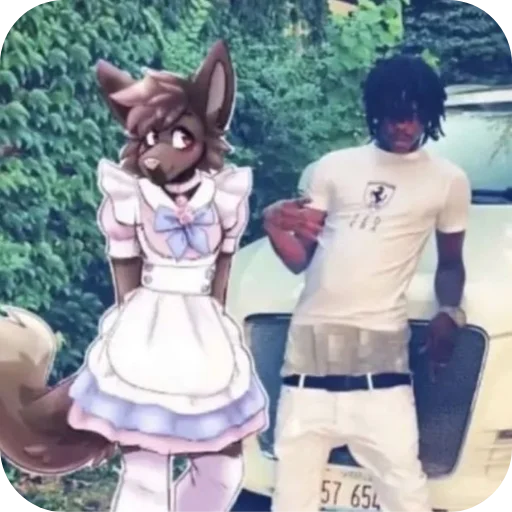 Эмодзи Тян аниме