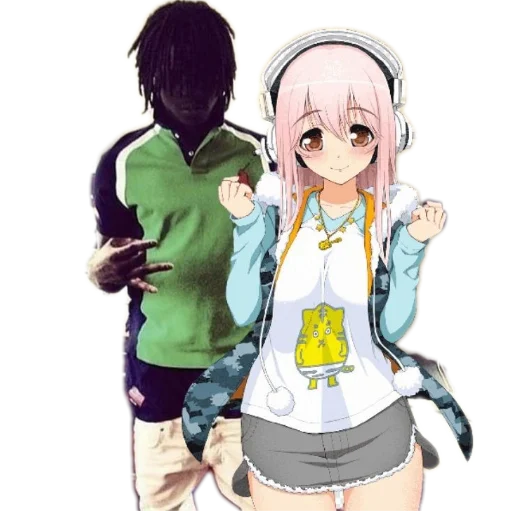 Эмодзи Тян аниме