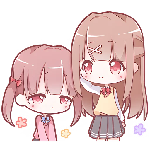 Эмодзи Тяночки школьницы