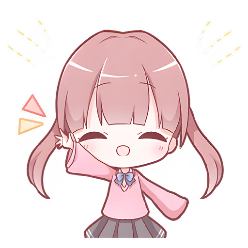 Эмодзи Тяночки школьницы