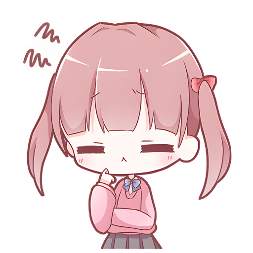 Эмодзи Тяночки школьницы