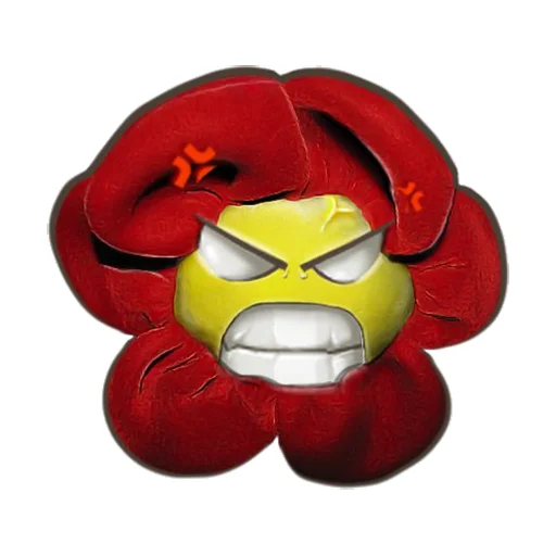 Эмодзи Упоротый Цветок