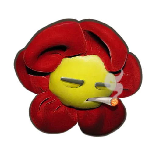 Эмодзи Упоротый Цветок