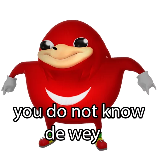 Эмодзи Ugandan Knuckles