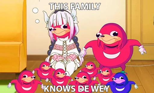 Эмодзи Ugandan Knuckles