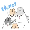 Эмодзи Ultimate Machiko Rabbit Pack #1