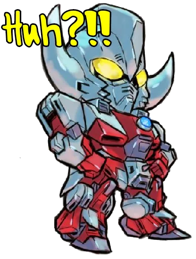 Эмодзи Ultraman Gundam Crossover