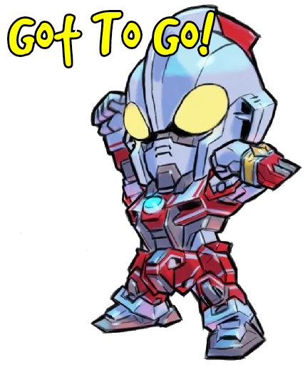 Эмодзи Ultraman Gundam Crossover