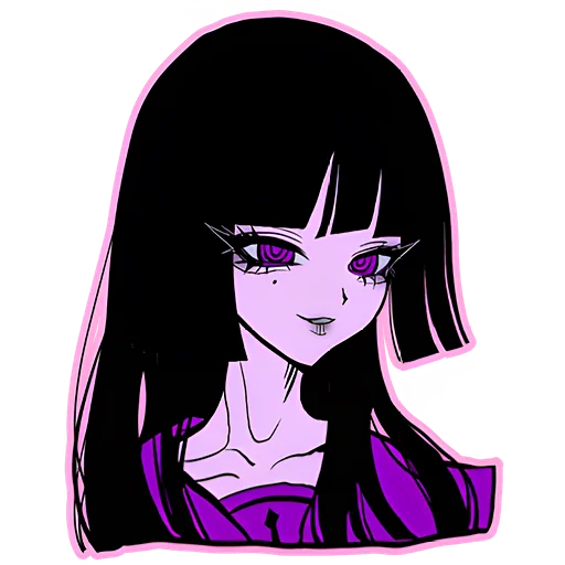 Эмодзи Ультрамариновая тян