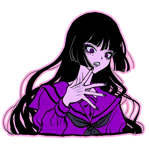 Эмодзи Ультрамариновая тян