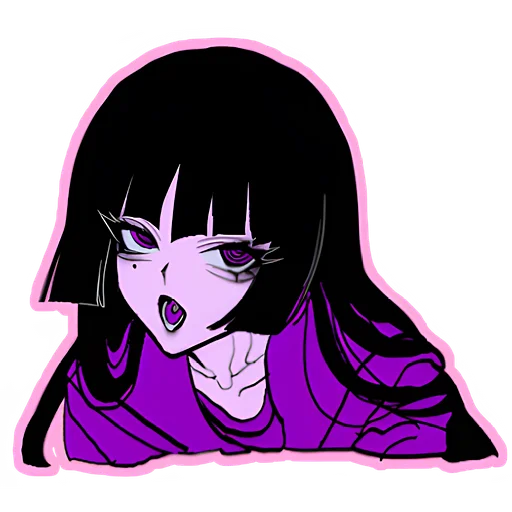 Эмодзи Ультрамариновая тян