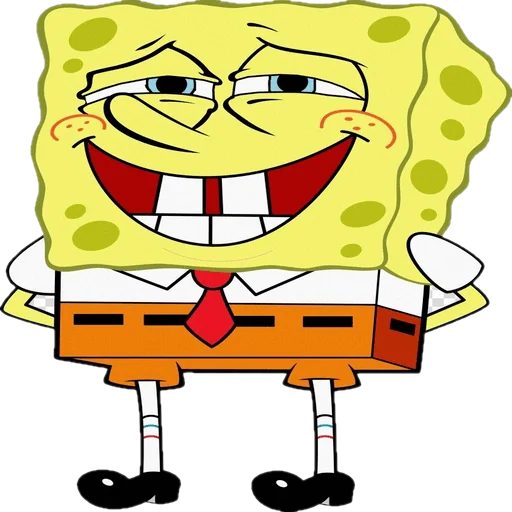 Эмодзи Sponge Bob
