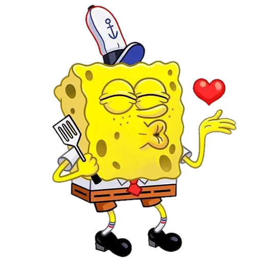 Эмодзи Sponge Bob