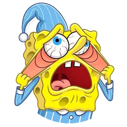 Эмодзи Sponge Bob