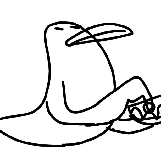 Эмодзи Упоротый блоптоп