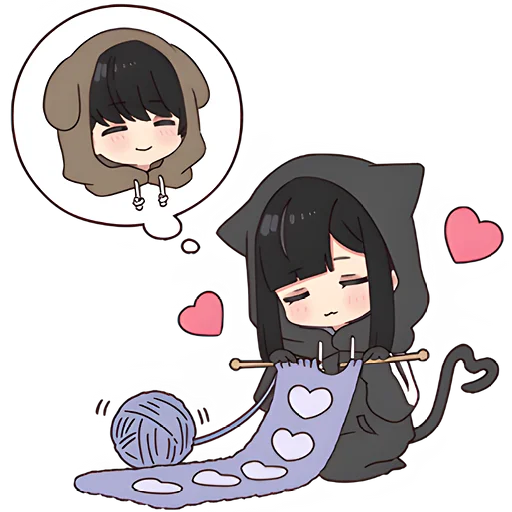 Эмодзи Юрудура тян | Yurudara chan