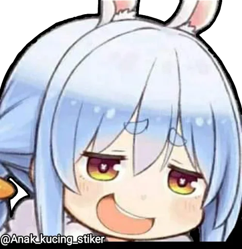 Эмодзи Usada Pekora (Chibi)