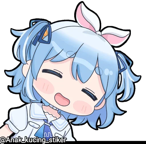 Эмодзи Usada Pekora (Chibi)