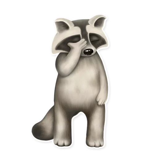 Эмодзи Usssr Raccon