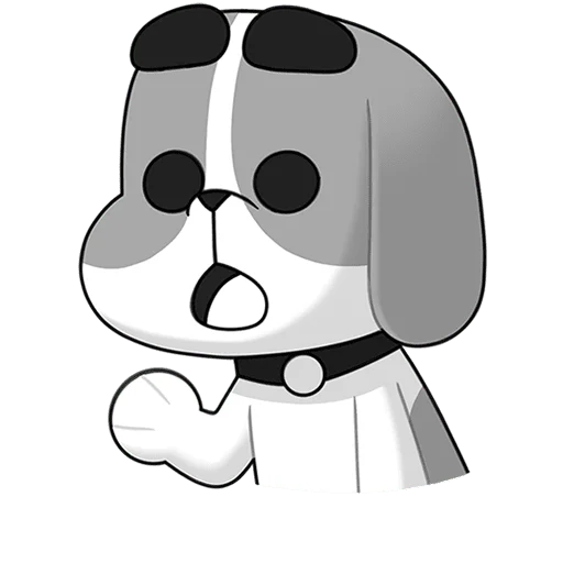 Эмодзи Пес без текста