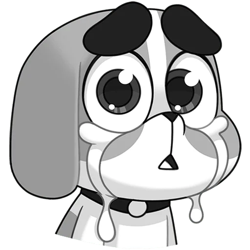 Эмодзи Пес без текста