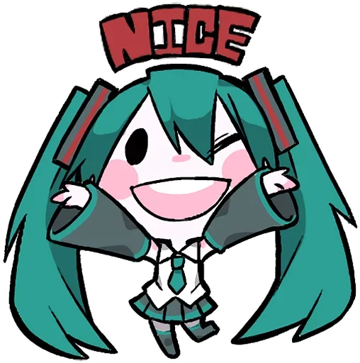 Эмодзи Hatsune Miku